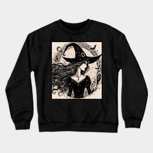 The witch girl Crewneck Sweatshirt